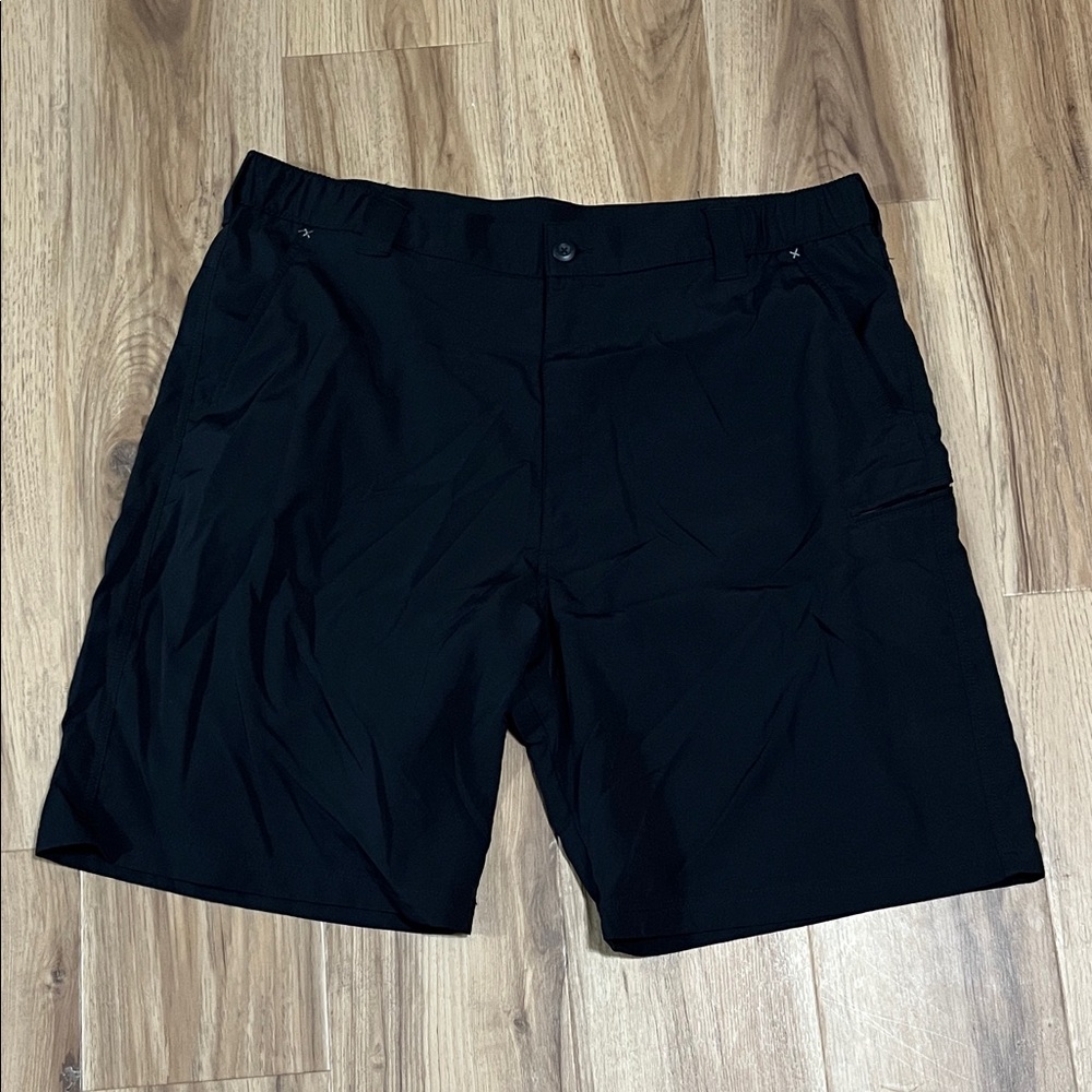 Men's Stretch Black Shorts Waist 42